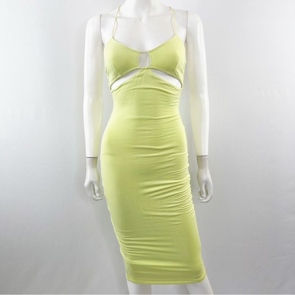 good american neon dress Good American | Dresses | Good American Neon Green Bodycon Midi Dress Size  S Party Cocktail Vacation